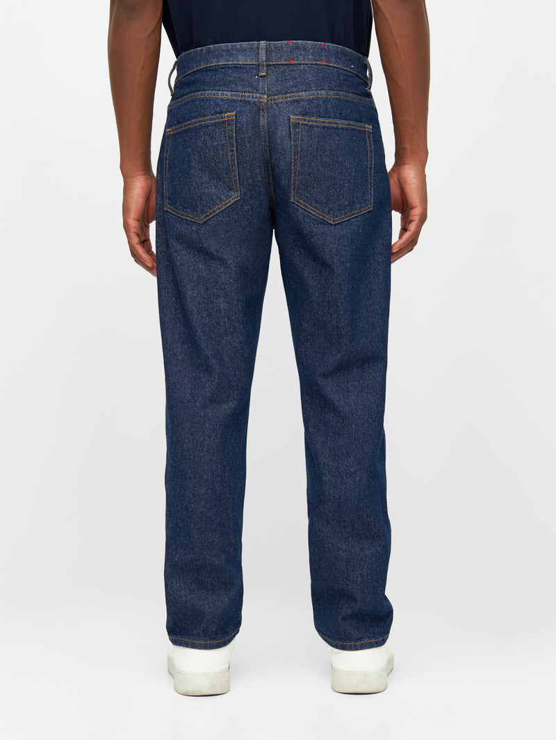 Buy CHUCK regular straight denim jeans classic indigo REBORN™ - Classic  indigo - from KnowledgeCotton Apparel®