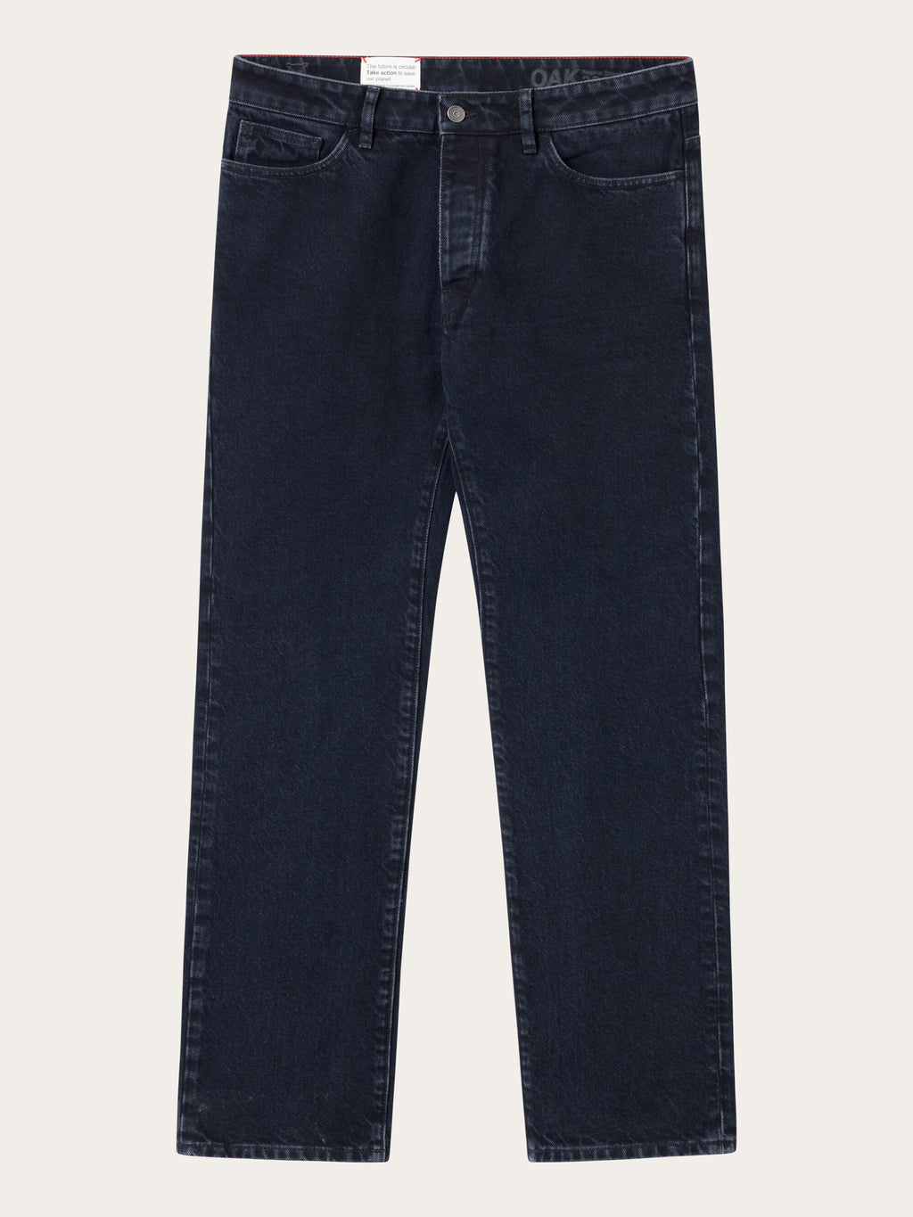 CHUCK regular straight denim jeans overdyed black REBORN™ - Overdyed Black