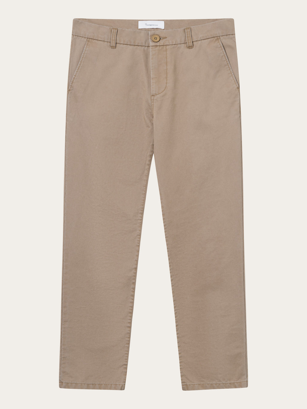 CHUCK regular twill chino pants - Tuffet – KnowledgeCotton