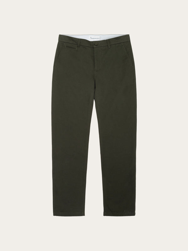 CHUCK regular twill chino pants - Forest Night