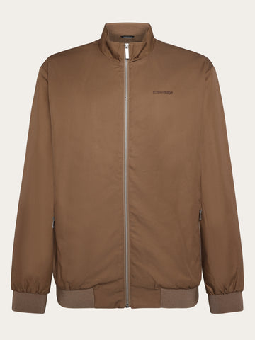 Buy Canvas Light shell bomber jacket - GOTS/Vegan - Total Eclipse - from  KnowledgeCotton Apparel®
