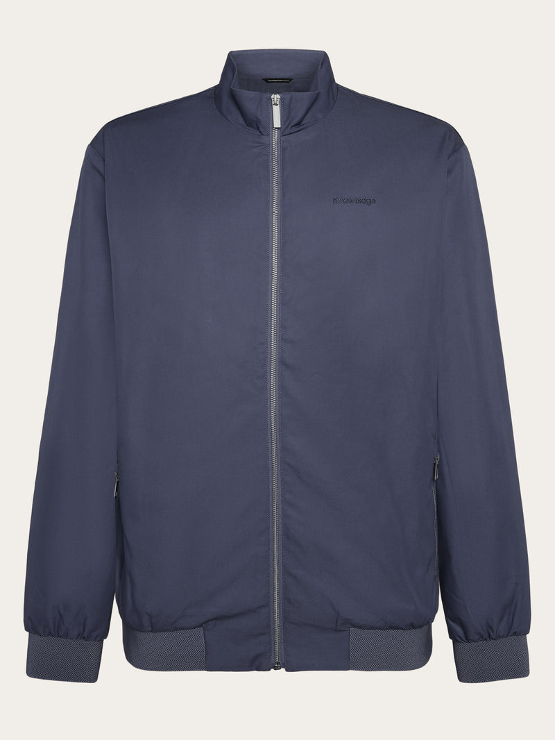 Buy Canvas Light shell bomber jacket - GOTS/Vegan - Vintage Indigo - from  KnowledgeCotton Apparel®