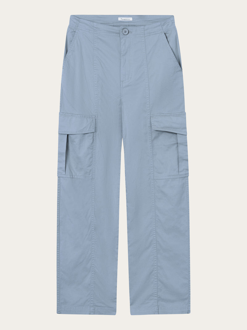 Flat Front Cotton Twill Pants | Madder Rose | TOAST
