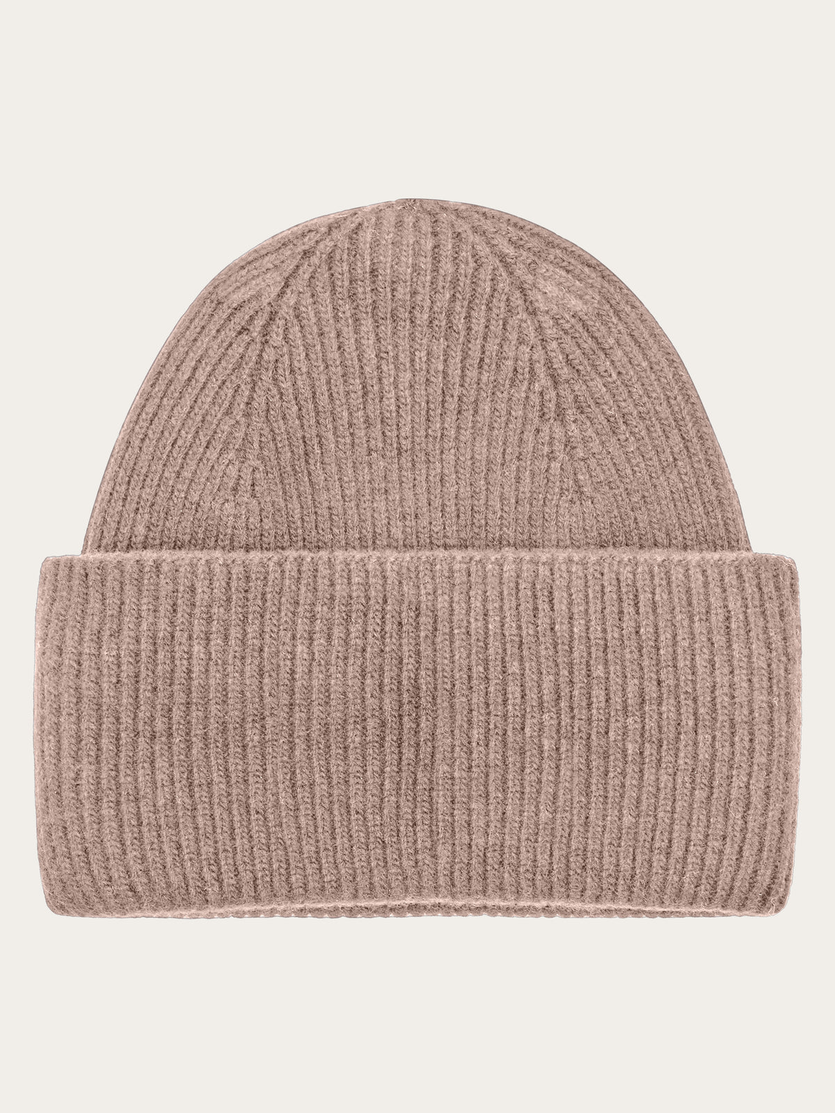 Cashmere Rib Beanie RWS - Kelp melange