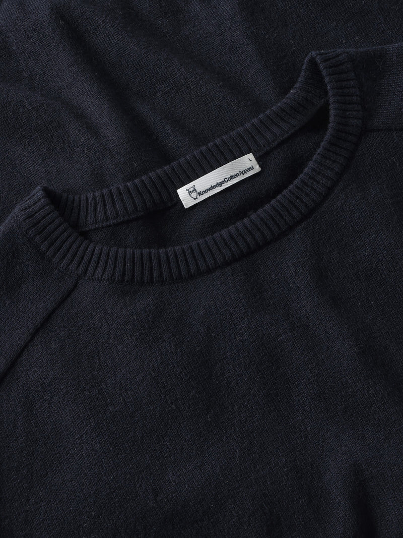 Cashmere crew neck sweater - Night Sky