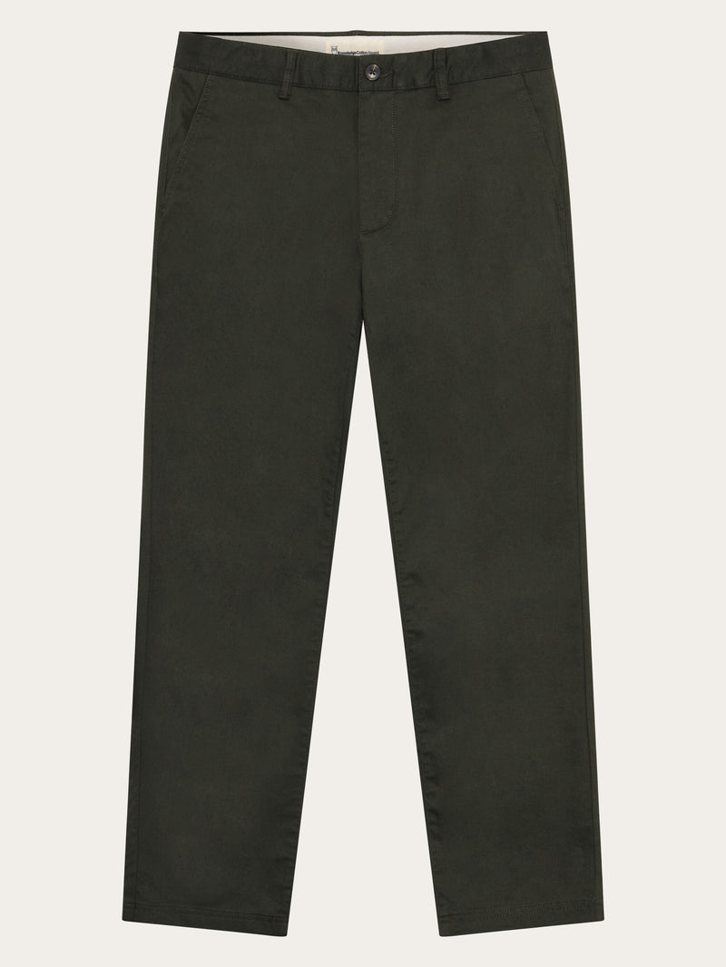 KnowledgeCotton Apparel - MEN Chuck regular canvas pants Pants 1090 Forrest Night