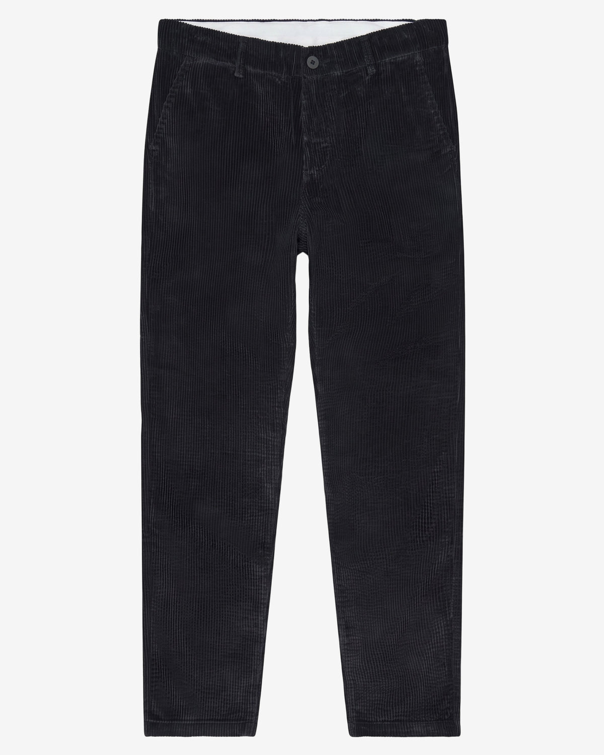 KnowledgeCotton Apparel - MEN Chuck regular corduroy pants Pants 1300 Black Jet