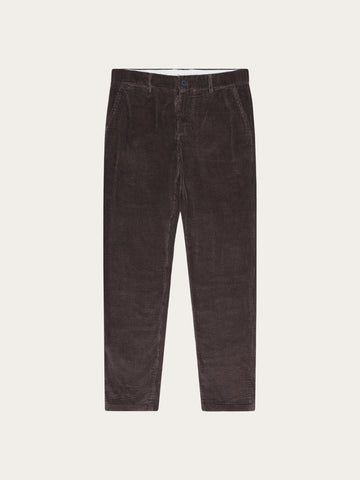 KnowledgeCotton Apparel - MEN Chuck regular corduroy pants Pants 1487 Chocolate Torte