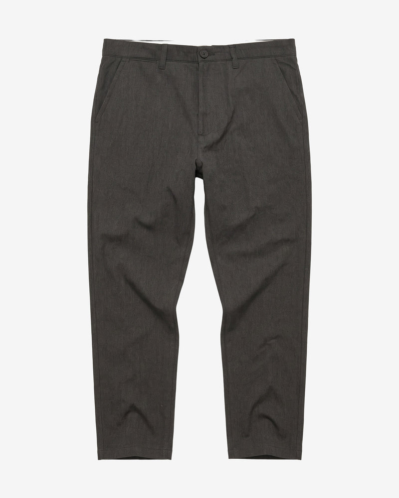 KnowledgeCotton Apparel - MEN Chuck regular herringbone pants Pants 1073 Dark Grey Melange