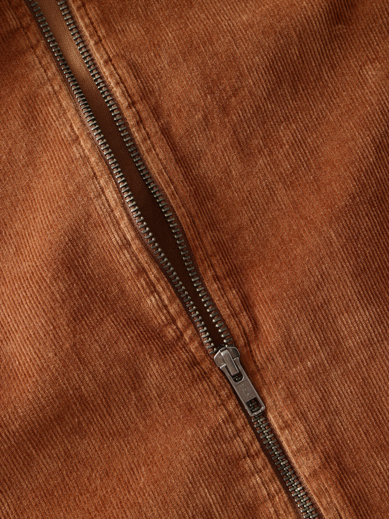 Classic 14-wales cotton corduroy zip overshirt GOTS/Vegan Dachshun