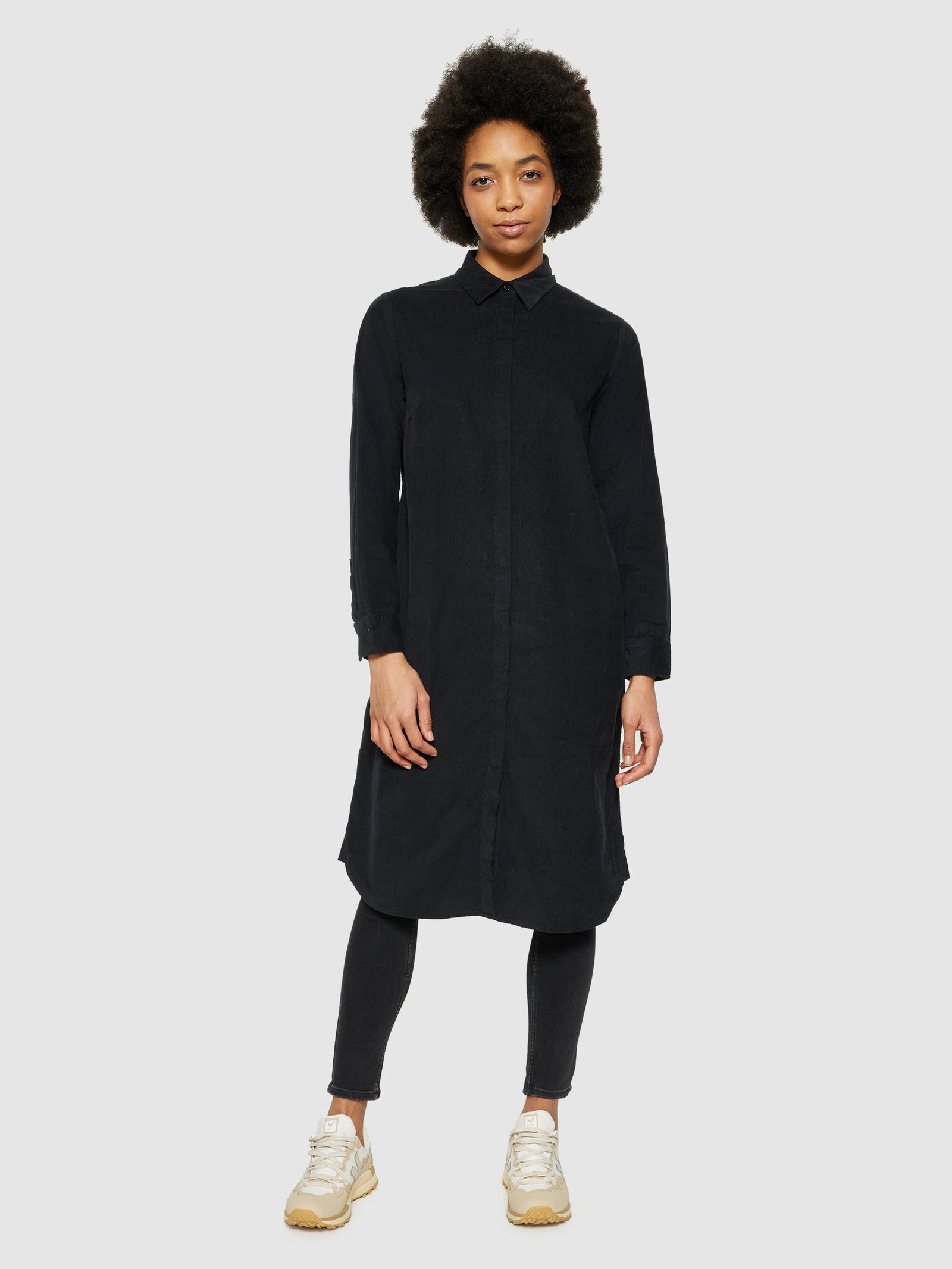 オールインワン・サロペット Courreges Black Cotton T-Shirt Dress ELJ717_in_m.jpg