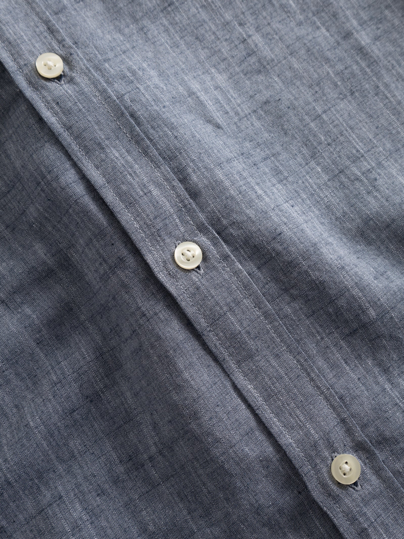 Buy Custom fit linen short sleeve shirt - Total Eclipse