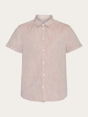 Buy Custom fit linen short sleeve shirt - Total Eclipse