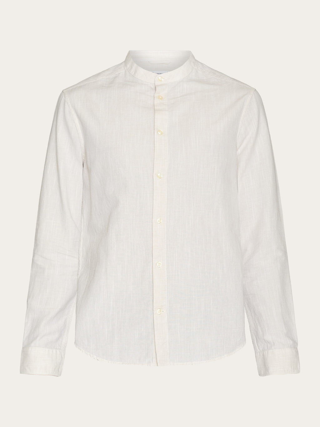 【ANGLAN】Non-collar Linen Over Trim Shirt ANGLAN】Non-collar Linen Over Trim Shirt (ANGLAN/ブラウス