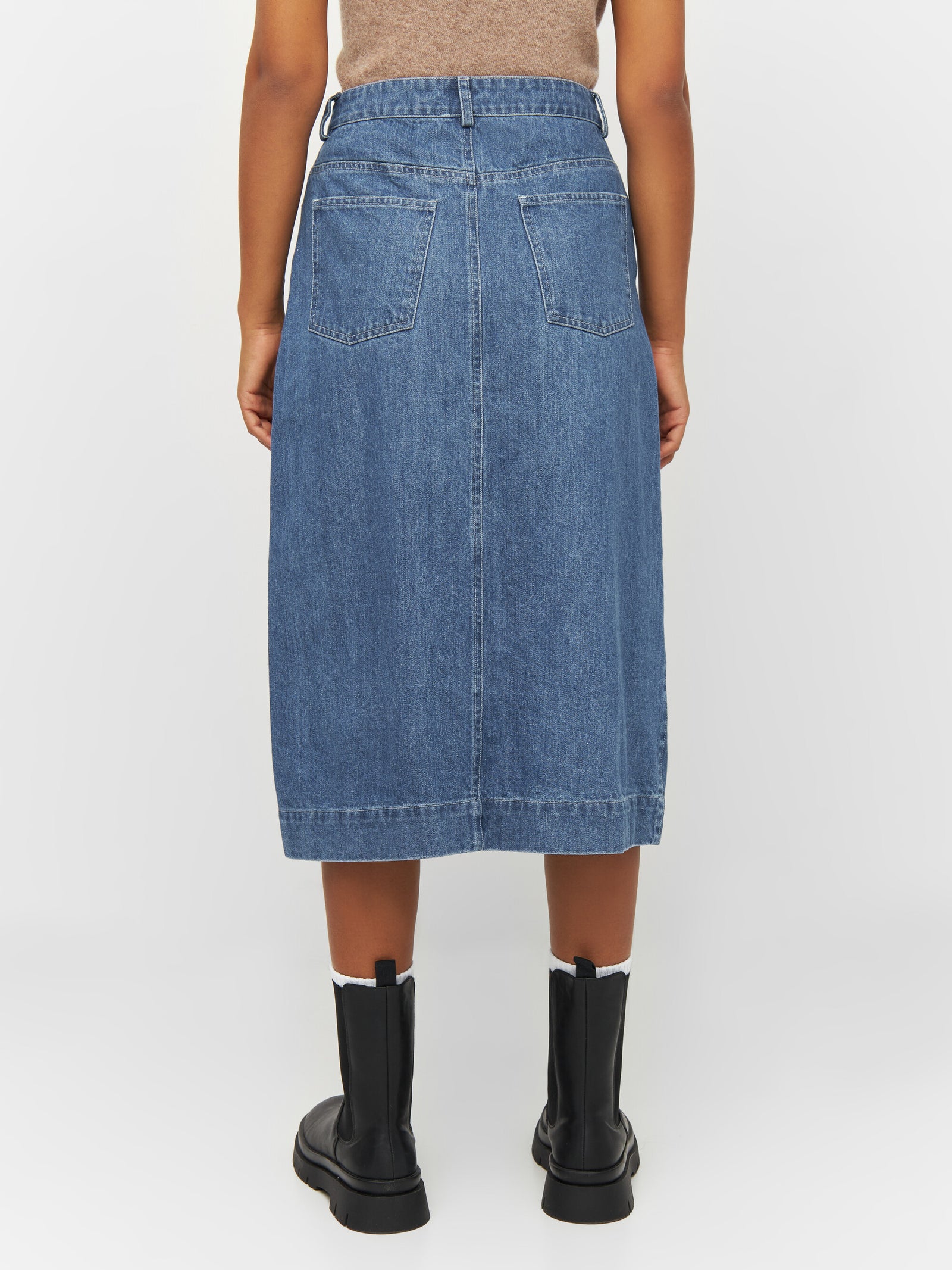 【INCHANT ME】105 Denim Midi Skirt INCHANT ME】105 Denim Midi Skirt (INCHANT ME/スカート