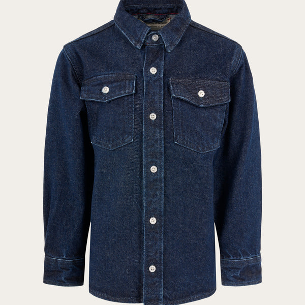 VAULTROOM DENIM OVERSHIRT / BLUE L Jack Vault Regular Fit Full