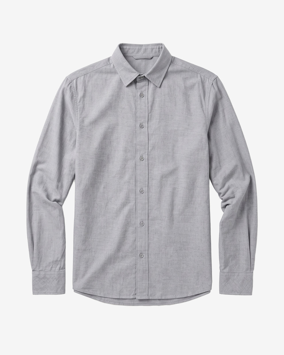 KnowledgeCotton Apparel - MEN Dune light twill shirt Shirts 1226 Vintage Indigo
