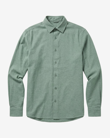 KnowledgeCotton Apparel - MEN Dune regular flannel shirt Shirts 1396 Lily Pad