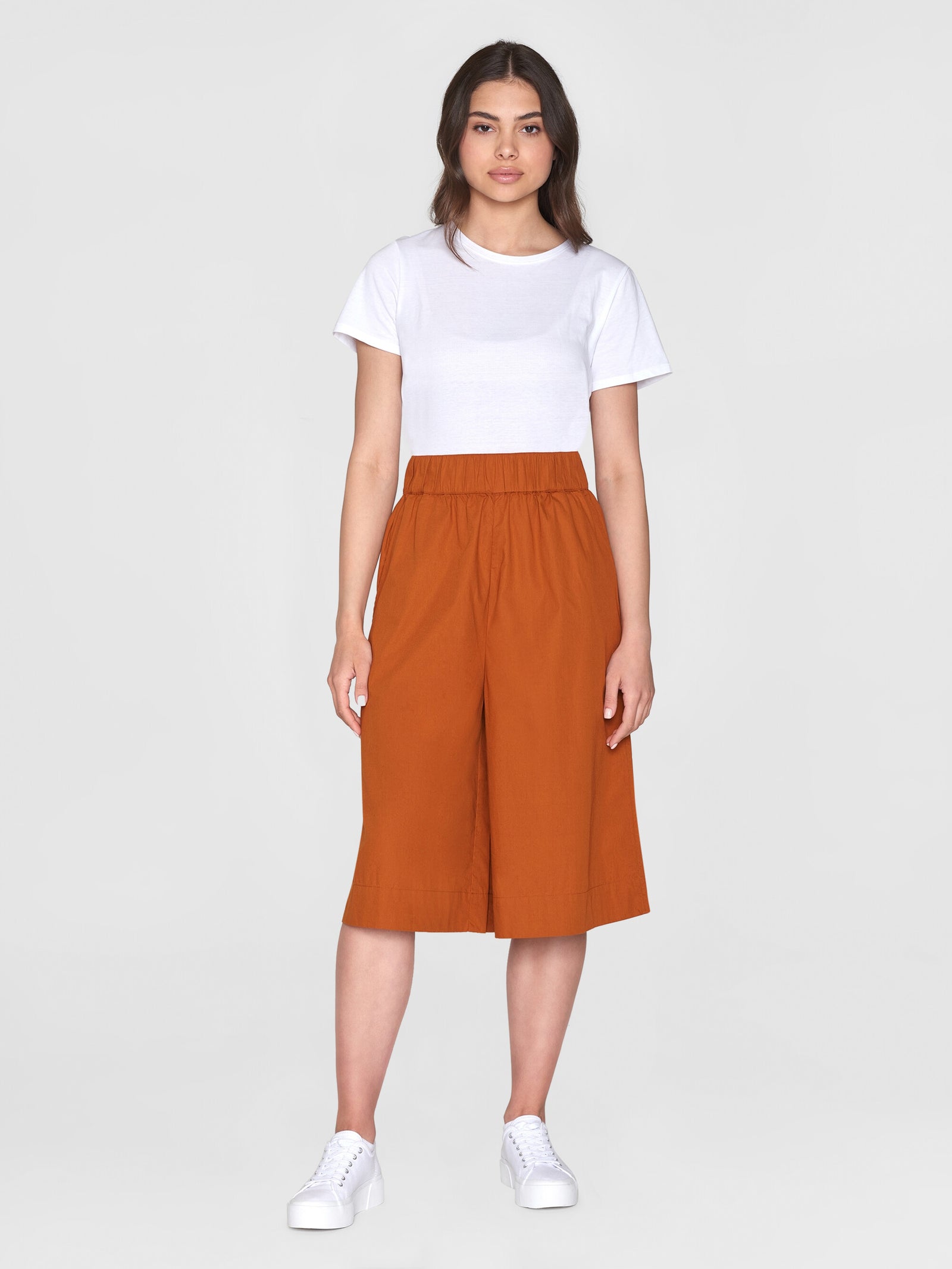 INSCRIRE×6(ROKU)COTTONHOLESHORTSLEEVETOP Style 865-R Coverall - Grand textiles
