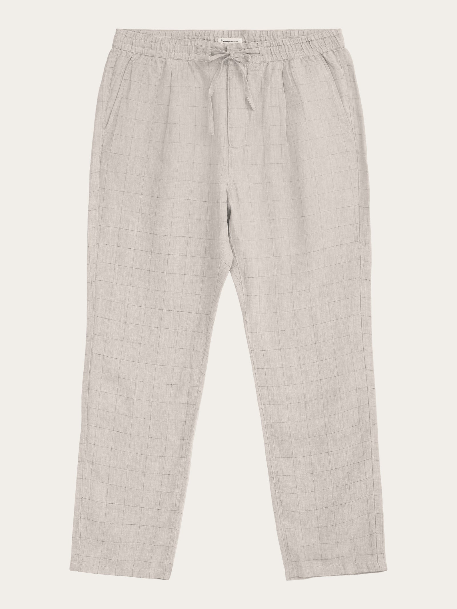 Light gray linen pants top