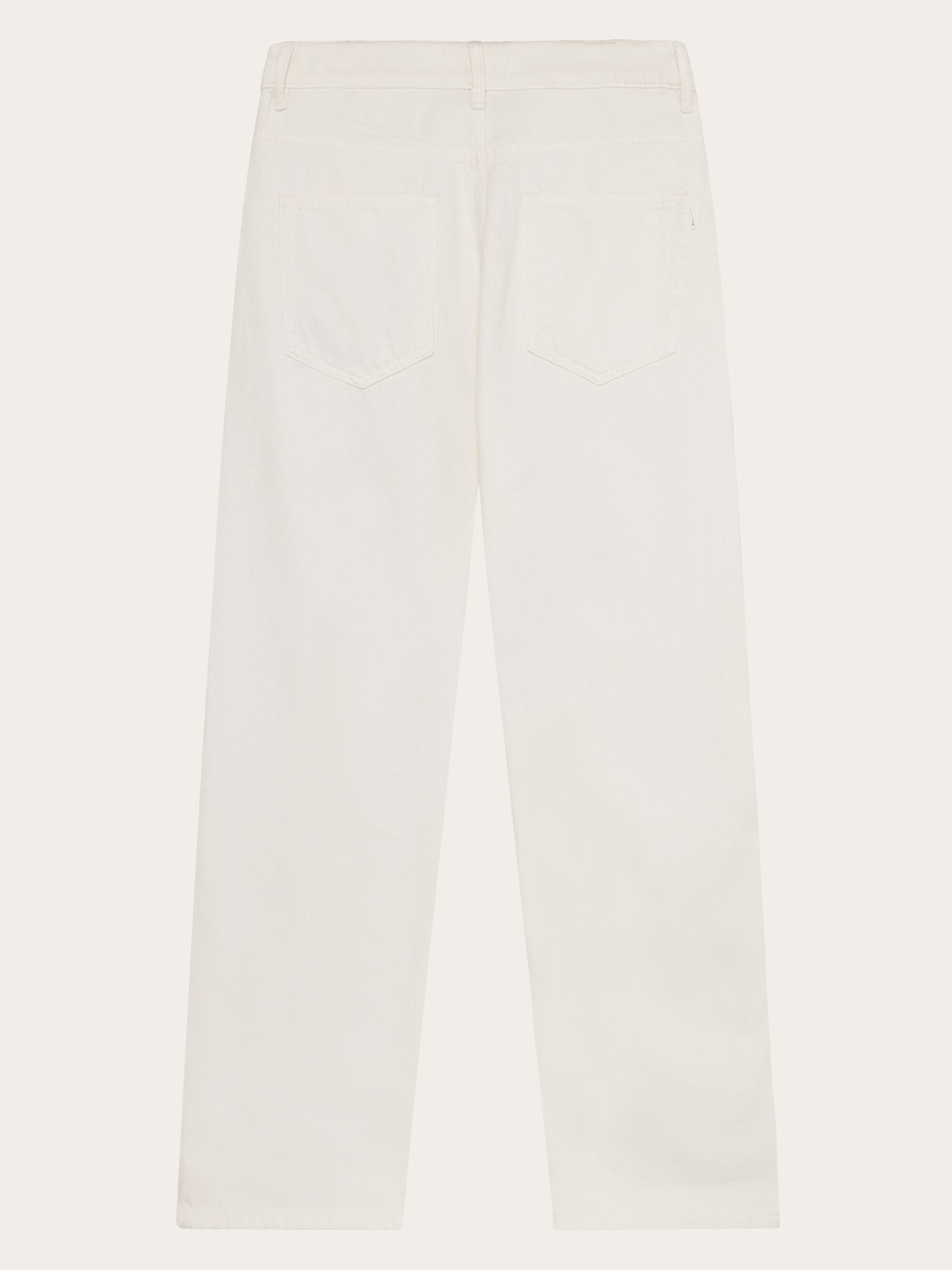 FLINT 5-pocket twill pants - Egret – KnowledgeCotton Apparel