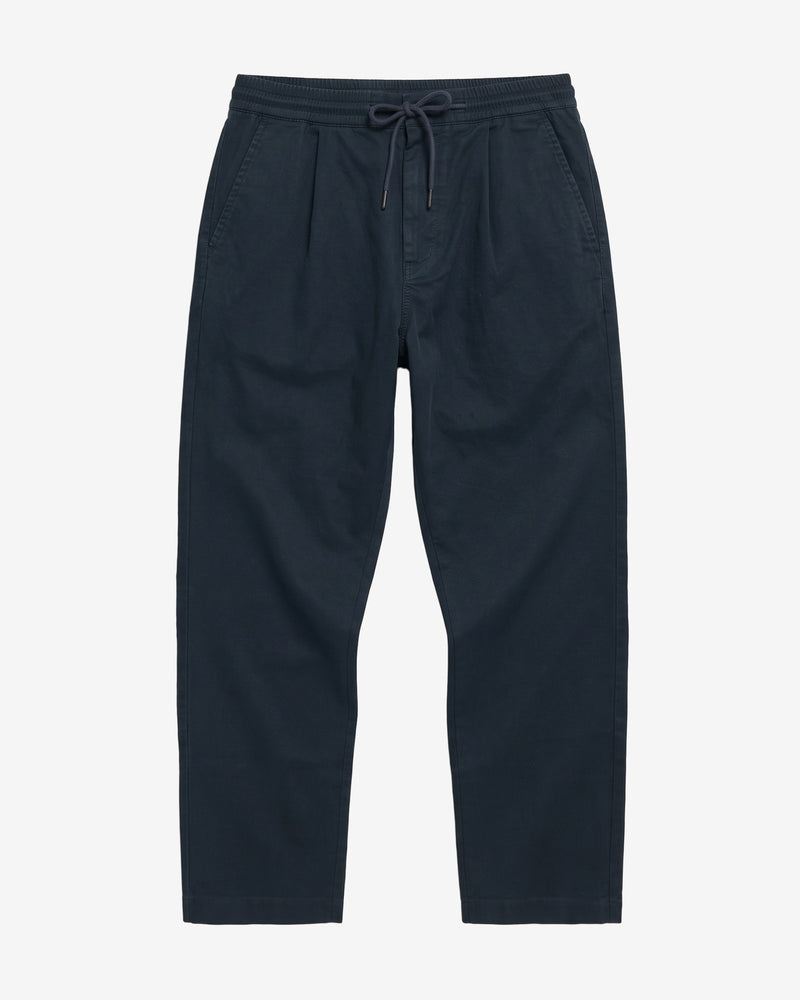 KnowledgeCotton Apparel - MEN Fig comfort canvas pants Pants 1001 Total Eclipse