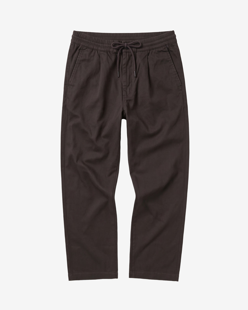 KnowledgeCotton Apparel - MEN Fig comfort canvas pants Pants 1487 Chocolate Torte