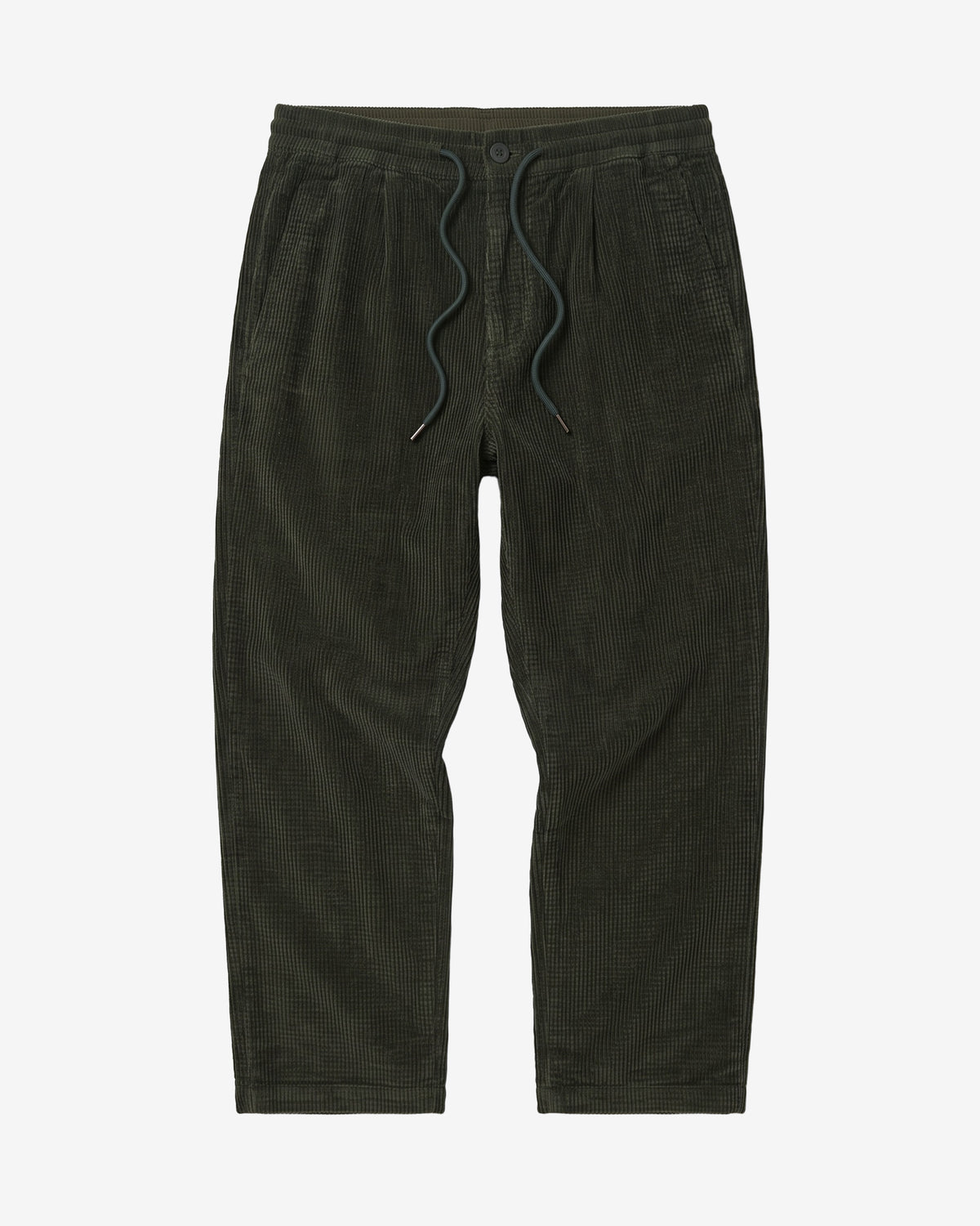 KnowledgeCotton Apparel - MEN Fig comfort corduroy pants Pants 1090 Forest Night