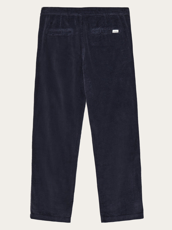 KnowledgeCotton Apparel - MEN Fig comfort corduroy pants Pants 1412 Night Sky