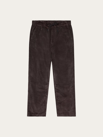 KnowledgeCotton Apparel - MEN Fig comfort corduroy pants Pants 1487 Chocolate Torte