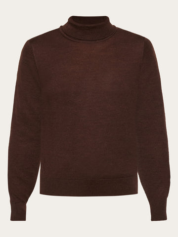 新品　BRIEFING　FINE MERINO HIGH NECK KNIT O-neck merino wool rib knit - Total Eclipse