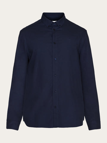 Harald Small Owl Oxford Regular Fit Shirt - GOTS/Vegan