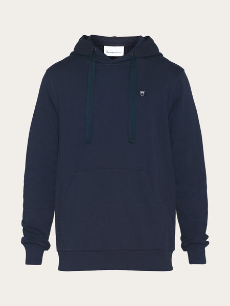 Hood basic badge sweat - Total Eclipse