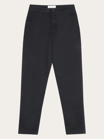 IRIS mom mid-rise twill chino - GOTS/Vegan - Black Jet