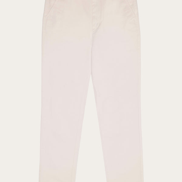 IRIS mom mid-rise twill chino - GOTS/Vegan - Egret