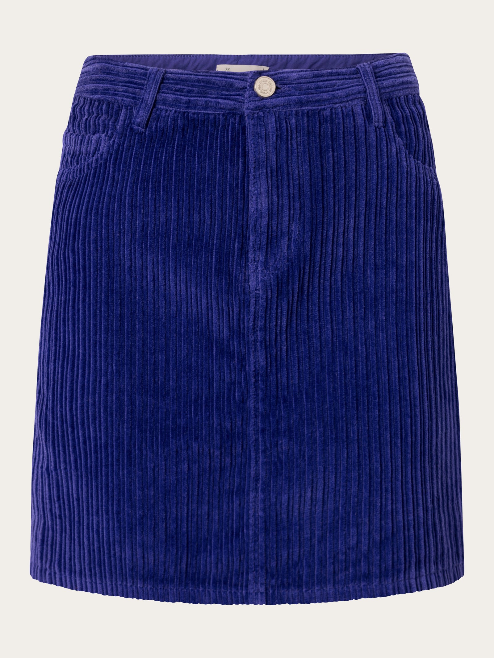 Vintage Navy Blue Corduroy Skirt for Women Size S M, Thin