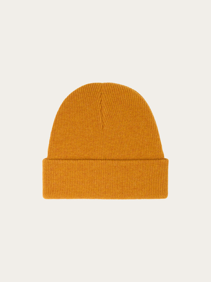 KnowledgeCotton Apparel - YOUNG Kids Wool beanie Hats 1365 Desert Sun