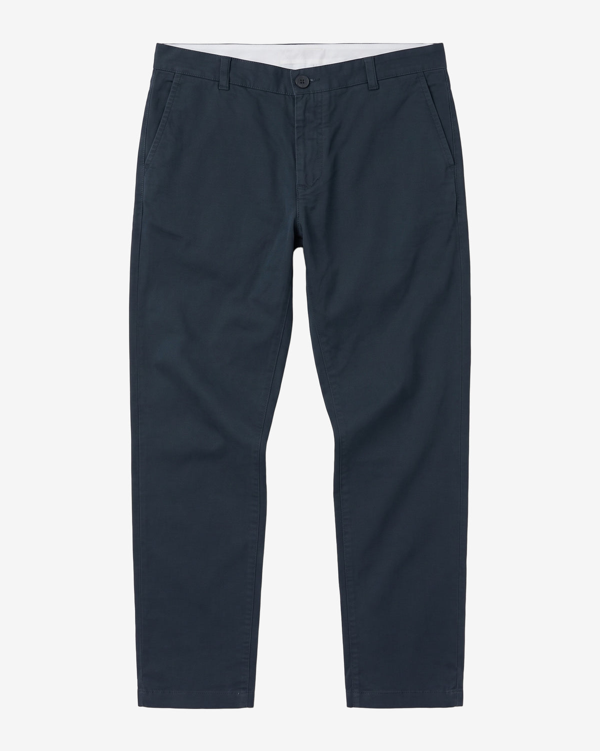 KnowledgeCotton Apparel - MEN LUCA slim twill chino pants Pants 1001 Total Eclipse