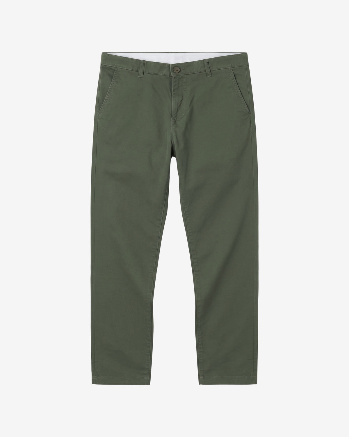 KnowledgeCotton Apparel - MEN LUCA slim twill chino pants Pants 1090 Forest Night