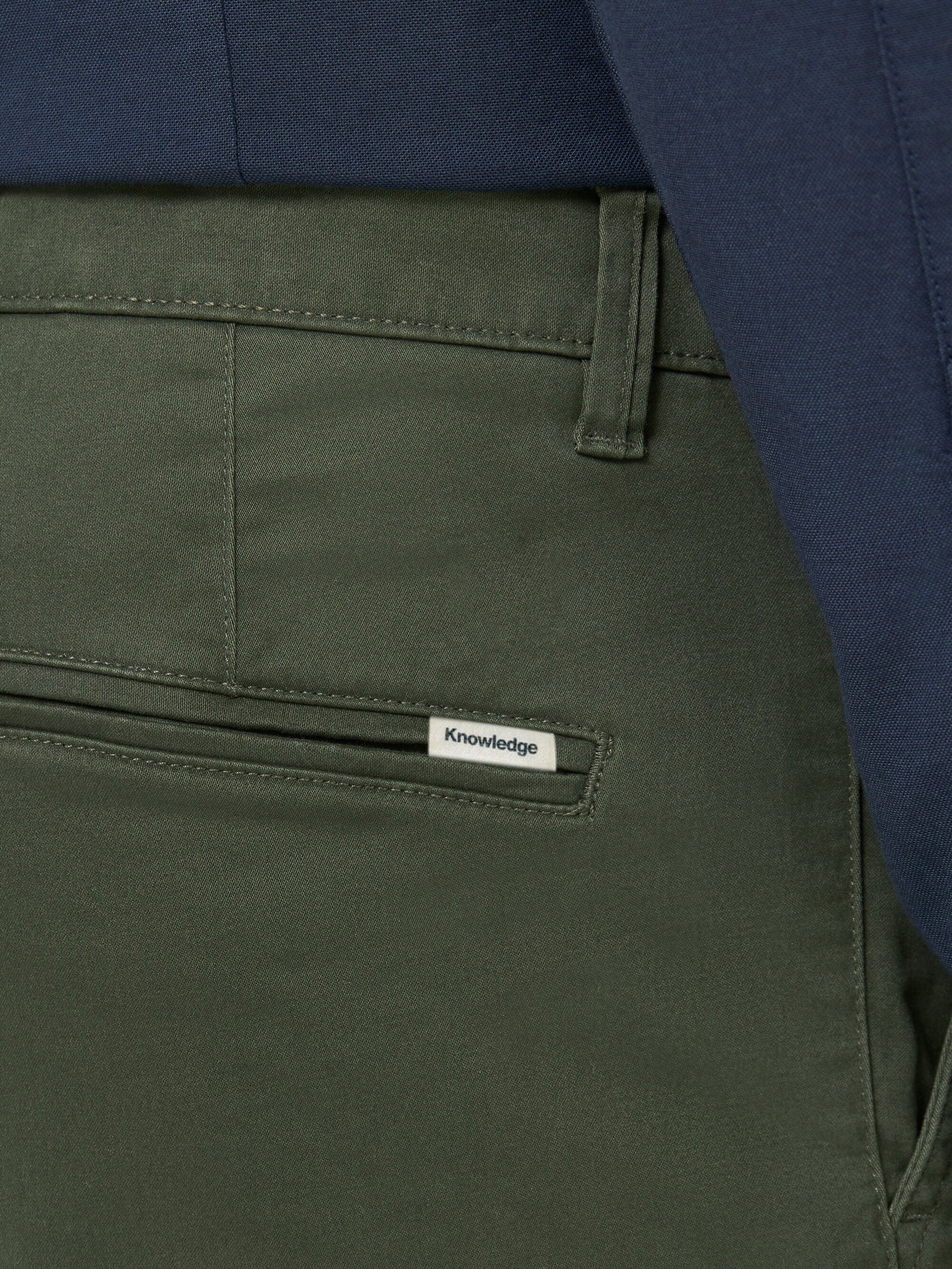 LUCA slim twill chino pants - Forrest Night