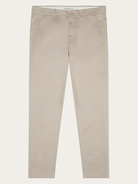 LUCA slim twill chino pants Light feather gray