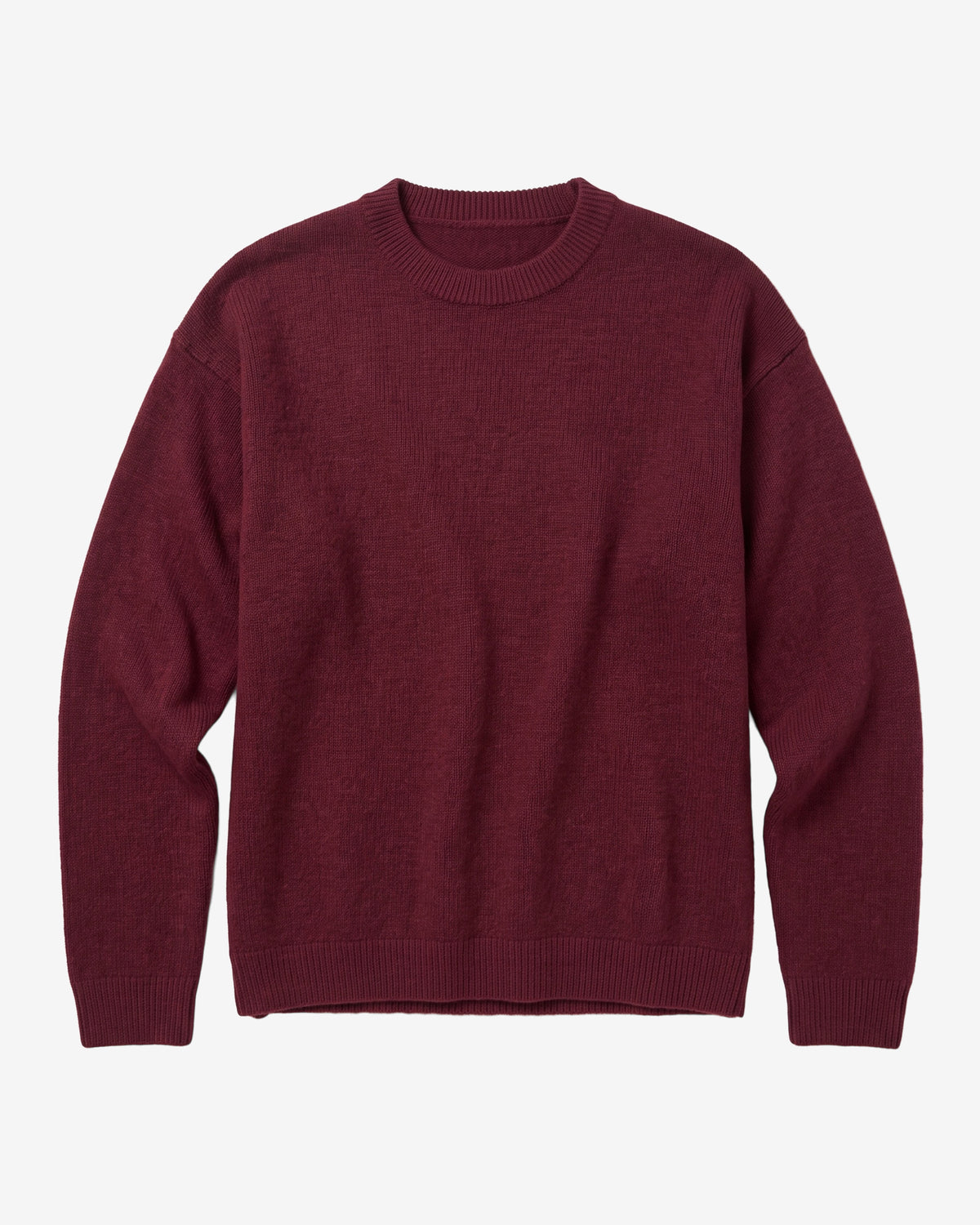 KnowledgeCotton Apparel - WMN Lambswool crew neck sweater Knits 1281 Fig