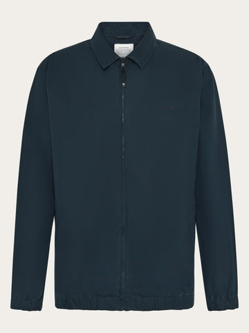 KnowledgeCotton Apparel - MEN Light poplin jacket Jackets 1001 Total Eclipse