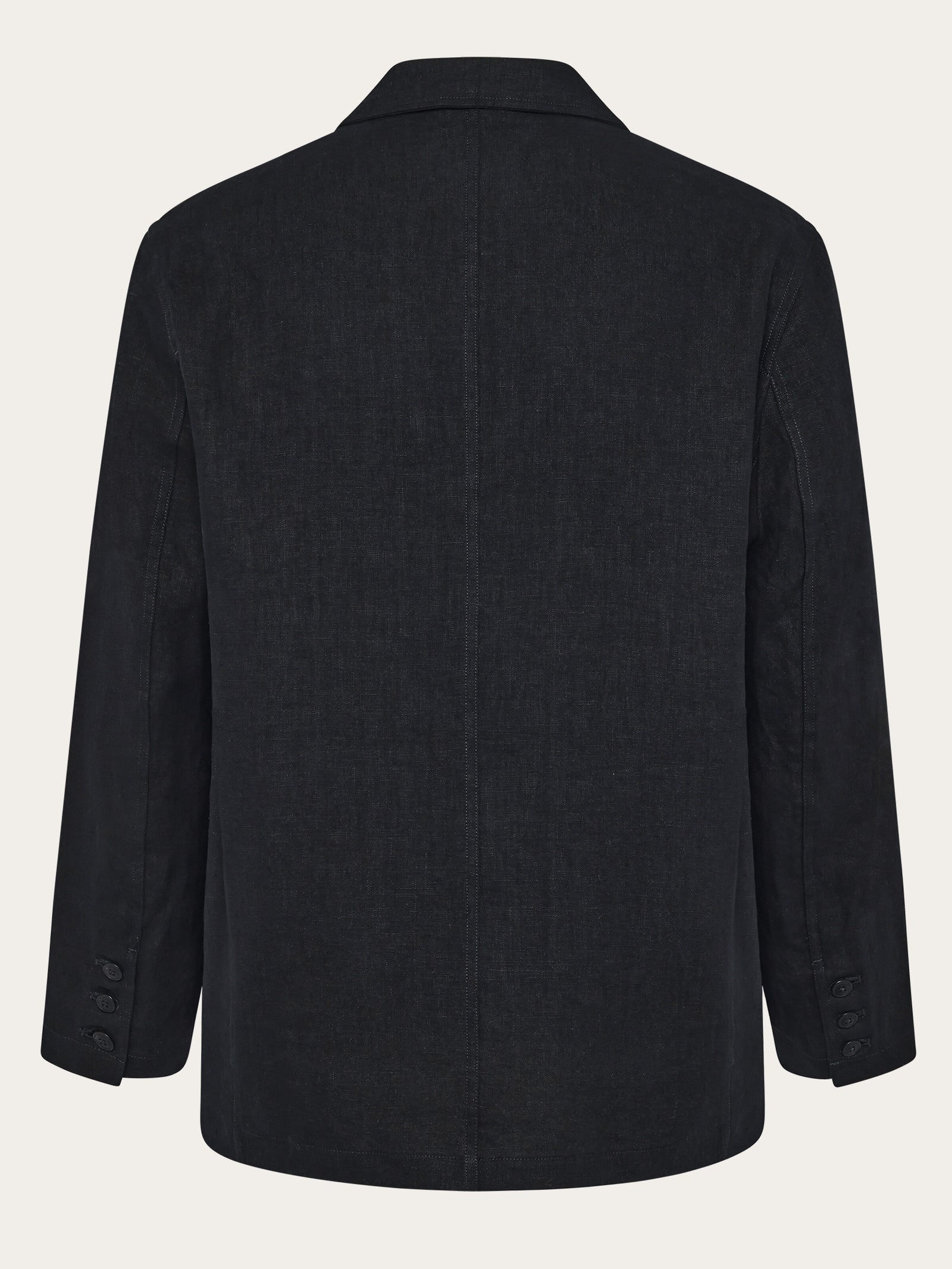 Linen blazer - Black Jet