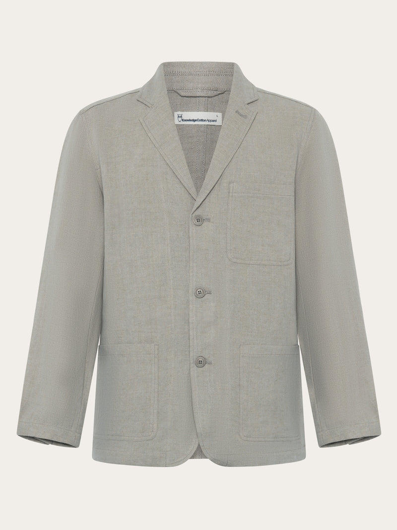 Linen blazer - Twill - Yarndyed