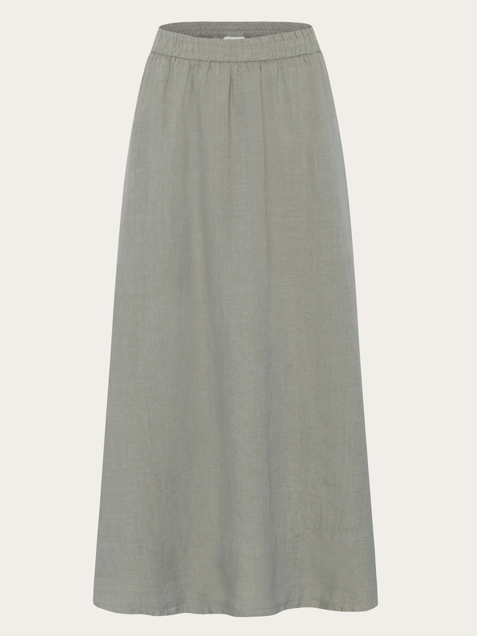 Linen maxi skirt - Twill - Yarndyed