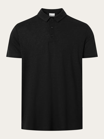 Plain black polo outlet shirt mens