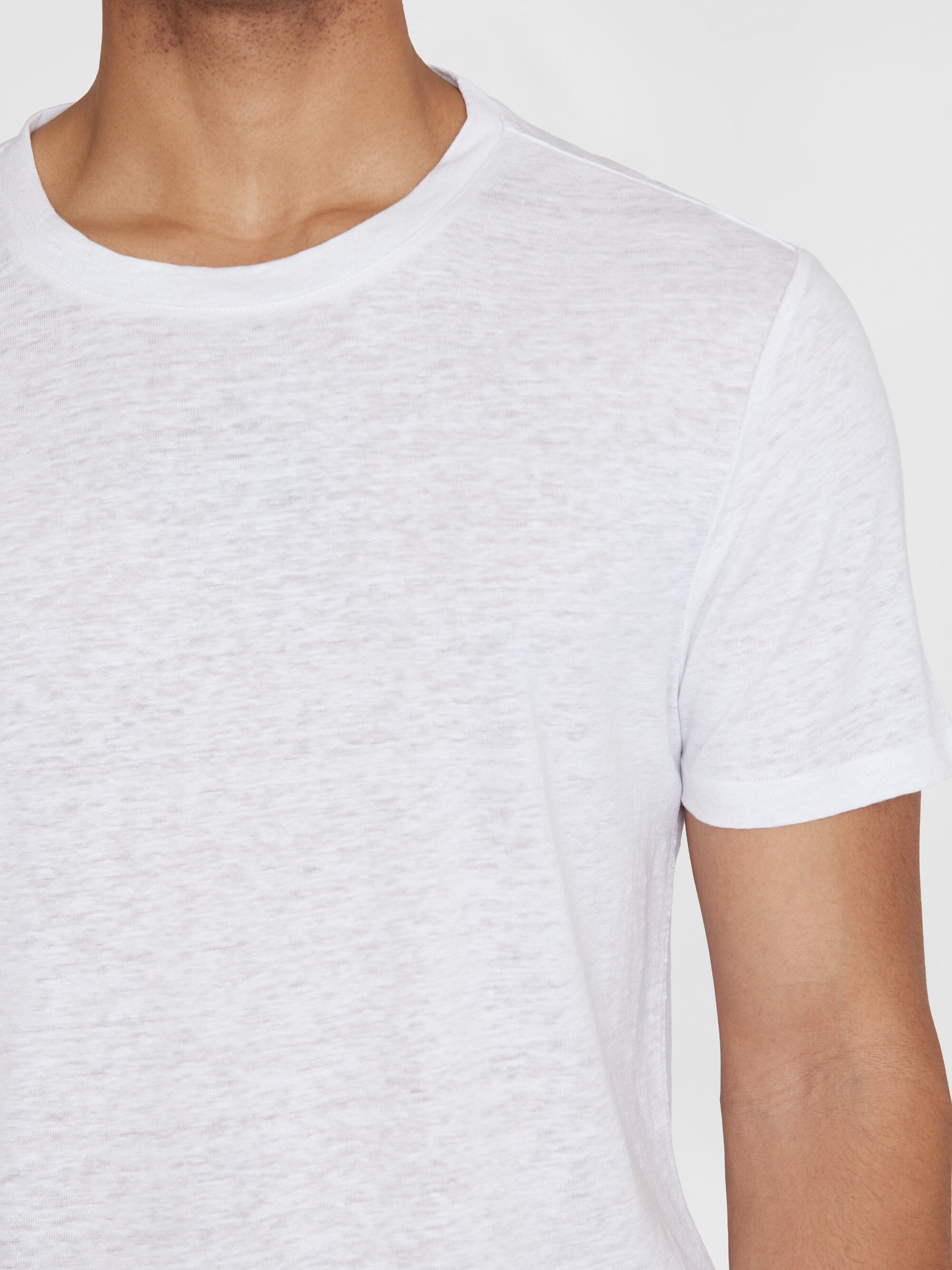 argue LINEN×COTTON PERFECT WIDE T-SHIRTS Linen-Cotton Shirt | Gap
