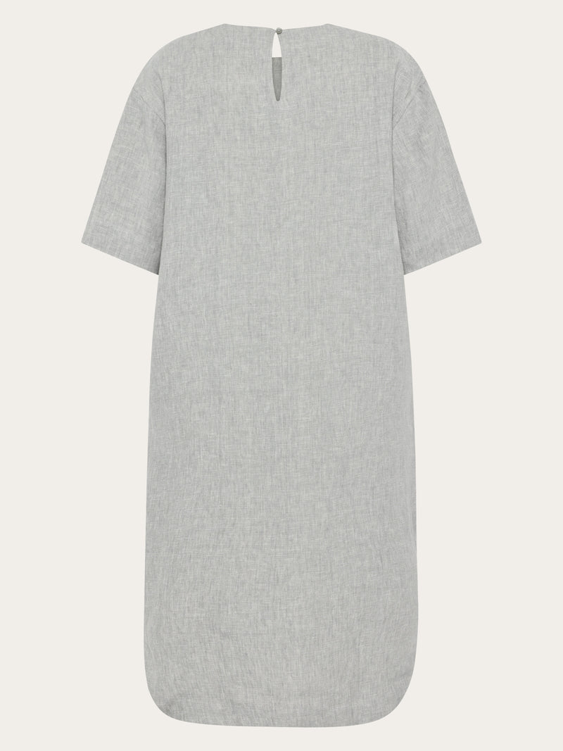 KnowledgeCotton Apparel Women's Linen T-shirt Dress