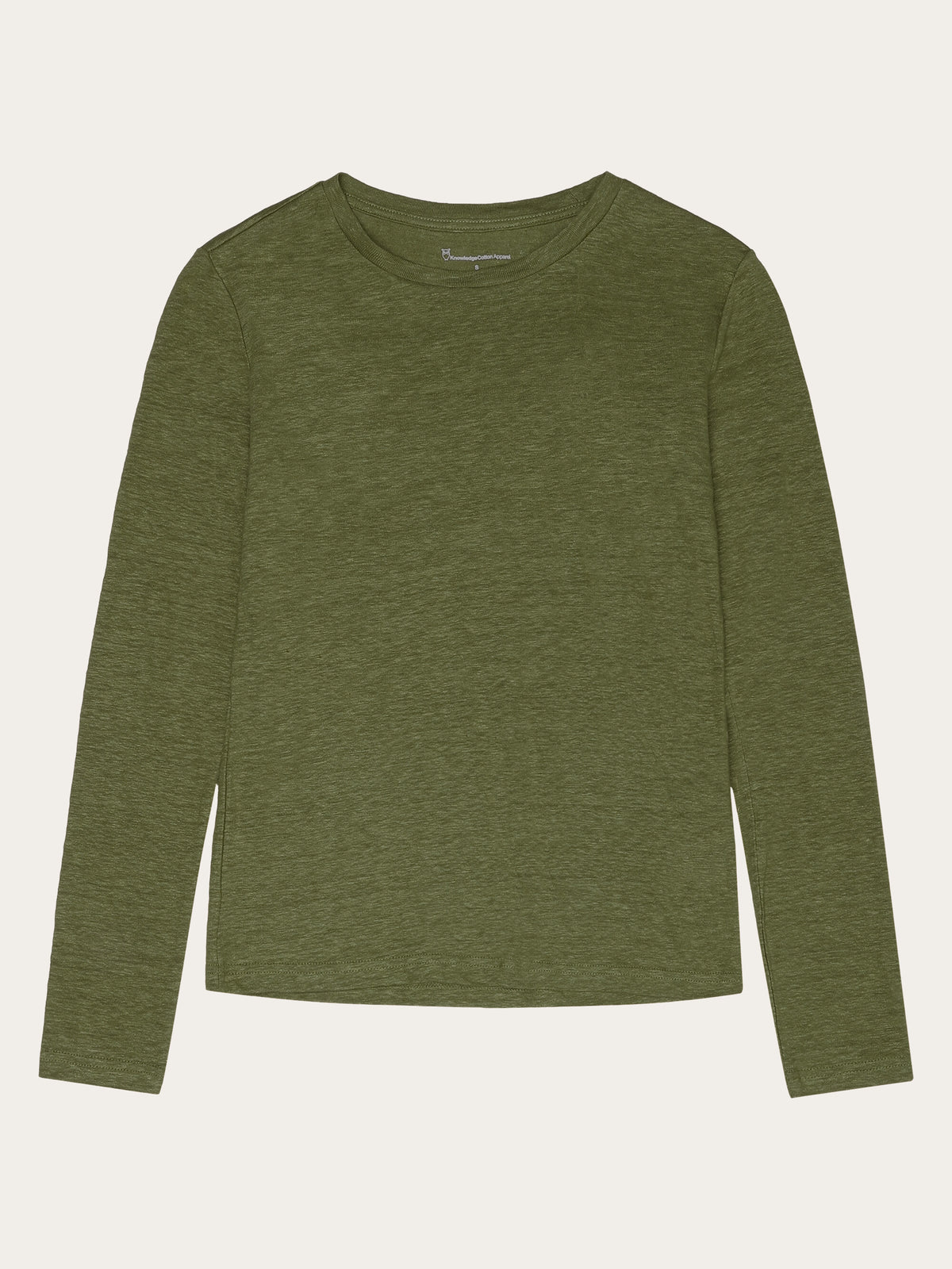 Long sleeve linen t-shirt - GOTS/Vegan - Forest Night